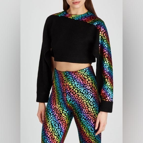 THREADS OF PRVLG
Black Leopard-print Cashmere Jumper - Picture 3 of 13